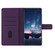 iPhone 16 Pro Max Diamond Embossed Skin Feel Leather Phone Case - Purple