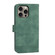 iPhone 16 Pro Max Dierfeng Dream Line TPU + PU Leather Phone Case - Green