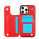 iPhone 16 Pro Max Double Buckle Butterfly Embossing PU Phone Case - Red