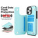 iPhone 16 Pro Max Double Buckle Rhombic PU Leather Phone Case - Blue