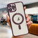 iPhone 16 Pro Max Electroplating MagSafe Phone Case - Dark Purple