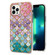 iPhone 16 Pro Max Electroplating Pattern IMD TPU Shockproof Case - Colorful Scales