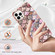 iPhone 16 Pro Max Electroplating Pattern IMD TPU Shockproof Case - Pink Scales