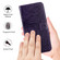 iPhone 16 Pro Max Embossed Butterfly Leather Phone Case - Dark Purple
