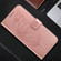 iPhone 16 Pro Max Embossed Butterfly Leather Phone Case - Rose Gold