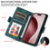 iPhone 16 Pro Max Embossed Rhombus Starry Leather Phone Case - Green