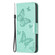 iPhone 16 Pro Max Embossing Two Butterflies Pattern Leather Phone Case - Green iPhone 16 Pro Max Embossing Two Butterflies Pattern Leather Phone Case - Green