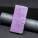 iPhone 16 Pro Max Embossing Two Butterflies Pattern Leather Phone Case - Purple