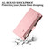 iPhone 16 Pro Max ESEBLE Retro Frosted RFID Flip Leather Phone Case - Rose Gold