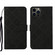 iPhone 16 Pro Max Ethnic Style Embossed Pattern Leather Phone Case - Black