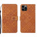 iPhone 16 Pro Max Ethnic Style Embossed Pattern Leather Phone Case - Brown