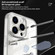 iPhone 16 Pro Max Four Corner Airbag Transparent Glass Phone Case