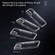 iPhone 16 Pro Max Four Corner Airbag Transparent Glass Phone Case