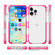 iPhone 16 Pro Max Four-corner Shockproof TPU + Acrylic Phone Case - Pink