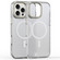 iPhone 16 Pro Max Frosted Crystal Clear Lens Holder MagSafe Magnetic Phone Case - Transparent