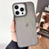 iPhone 16 Pro Max Frosted Translucent TPU Full Coverage Phone Case - Black