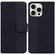 iPhone 16 Pro Max Geometric Embossed Leather Phone Case - Black