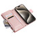 iPhone 16 Pro Max Glitter Lattice Zipper Wallet Leather Phone Case - Rose Gold iPhone 16 Pro Max Glitter Lattice Zipper Wallet Leather Phone Case - Rose Gold
