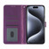 iPhone 16 Pro Max Glitter Powder Flip Leather Phone Case - Purple