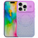 iPhone 16 Pro Max Gradient Color Honeycomb Aromatherapy MagSafe Phone Case - Purple Grey