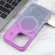 iPhone 16 Pro Max Gradient Color Honeycomb Aromatherapy MagSafe Phone Case - Purple Grey