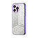 iPhone 16 Pro Max Gradient Glitter Powder Electroplated Phone Case - Purple