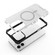 iPhone 16 Pro Max Grating Airbag Shockproof MagSafe Frosted Phone Case - Black