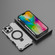 iPhone 16 Pro Max Grating Holder Shockproof Phone Case - Transparent iPhone 16 Pro Max Grating Holder Shockproof Phone Case - Transparent