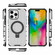 iPhone 16 Pro Max Grating Holder Shockproof Phone Case - Transparent iPhone 16 Pro Max Grating Holder Shockproof Phone Case - Transparent