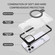 iPhone 16 Pro Max Grating Holder Shockproof Phone Case - Transparent iPhone 16 Pro Max Grating Holder Shockproof Phone Case - Transparent