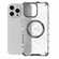 iPhone 16 Pro Max Honeycomb Magnetic Ring Shockproof Phone Case - White iPhone 16 Pro Max Honeycomb Magnetic Ring Shockproof Phone Case - White
