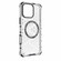 iPhone 16 Pro Max Honeycomb Magnetic Ring Shockproof Phone Case - White iPhone 16 Pro Max Honeycomb Magnetic Ring Shockproof Phone Case - White