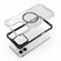 iPhone 16 Pro Max Honeycomb Magnetic Ring Shockproof Phone Case - White iPhone 16 Pro Max Honeycomb Magnetic Ring Shockproof Phone Case - White