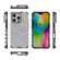 iPhone 16 Pro Max Honeycomb Shockproof Phone Case - White iPhone 16 Pro Max Honeycomb Shockproof Phone Case - White