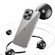 iPhone 16 Pro Max Ice Feel HD Transparent PC Full Coverage Phone Case - Black