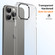 iPhone 16 Pro Max Ice Feel HD Transparent PC Full Coverage Phone Case - Black