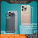 iPhone 16 Pro Max IMAK Corrugated Texture Airbag TPU Phone Case - Transparent