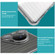 iPhone 16 Pro Max IMAK Corrugated Texture Airbag TPU Phone Case - Transparent