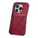 iPhone 16 Pro Max Imitation Crocodile Leather Back Phone Case with Holder - Rose Red iPhone 16 Pro Max Imitation Crocodile Leather Back Phone Case with Holder - Rose Red