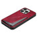 iPhone 16 Pro Max Imitation Crocodile Leather Back Phone Case with Holder - Rose Red iPhone 16 Pro Max Imitation Crocodile Leather Back Phone Case with Holder - Rose Red