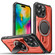 iPhone 16 Pro Max Invisible Bracket MagSafe Magnetic Phone Case - Red iPhone 16 Pro Max Invisible Bracket MagSafe Magnetic Phone Case - Red