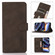 iPhone 16 Pro Max KHAZNEH Matte Texture Leather Phone Case - Brown