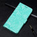 iPhone 16 Pro Max Lace Flower Embossing Flip Leather Phone Case - Green