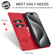 iPhone 16 Pro Max LC.IMEEKE Strong Magnetism Microfiber Leather Phone Case - Red