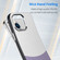 iPhone 16 Pro Max Leather Texture MagSafe Magnetic TPU + PC Phone Case - Light Purple