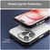 iPhone 16 Pro Max Leather Texture MagSafe Magnetic TPU + PC Phone Case - Light Purple