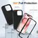 iPhone 16 Pro Max Life Waterproof Rugged Phone Case - Black