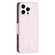 iPhone 16 Pro Max Litchi Texture Pure Color Flip Leather Phone Case - Rose Gold
