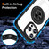 iPhone 16 Pro Max Magnetic Rotating Ring Holder Phone Case - Black
