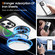 iPhone 16 Pro Max Magnetic Rotating Ring Holder Phone Case - Black